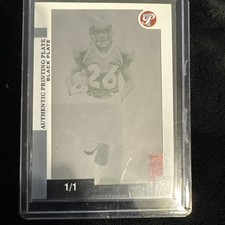 2005 Tops Pristine Tatum Bell Printing Plate Black