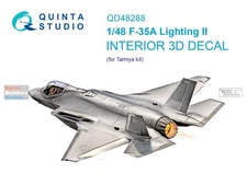 QTSQD48288 1:48 Quinta Studio Interior 3D Decal - F-35A Lightning II (TAM kit)