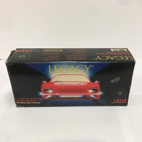 VINTAGE LEGACY HIGH PERFORMANCE AUDIO SPEAKERS LS328 NEW IN BOX - product listing photo