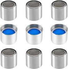 9 Pack Faucet Attachment, Chrome Brass Sink Faucet Accessory, 55/64 Inch 22mm