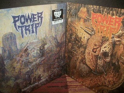 Lot 2 POWER TRIP LPs - Nightmare Logic / Manifest Decimation - New SEALED vinyl
