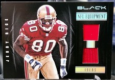 2012 Panini Black - Nfl Equipment Jerry Rice #73 Combo Jersey #/99 49ers💥💥