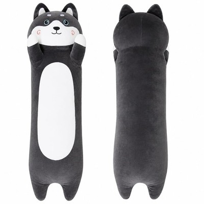 36 Inch Husky Stuffed Animal, Soft Husky Long Dog Body Pillow for Girls Boys,...