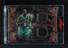 2021 Leaf Art of Sport Objet d'art Dual Relics Bronze 20/35 Kevin Garnett 7y2