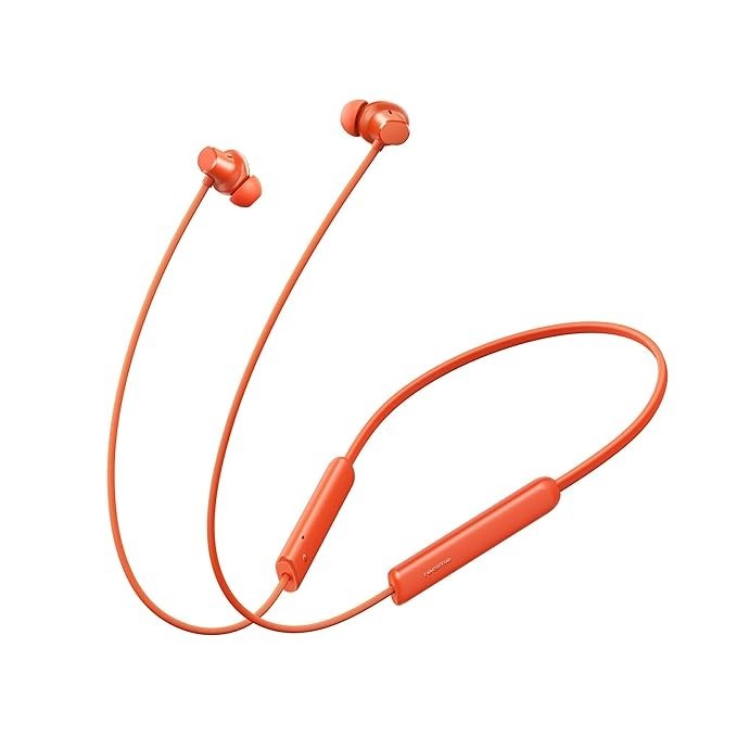 Realme Buds Wireless 5 Lite in Ear Bluetooth Neckband Bass Boost Cyber Orange