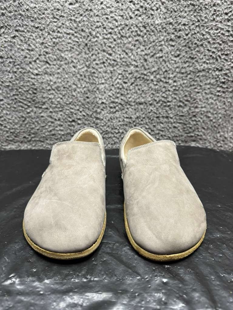 Rhizal Brio Leather Slip On Groundedd Barefoot Loafers Stone  display picture 3