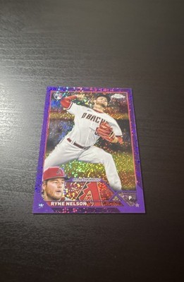 2023 Topps Chrome - Ryne Nelson #193 Purple Speckle Refractor /299 (RC)