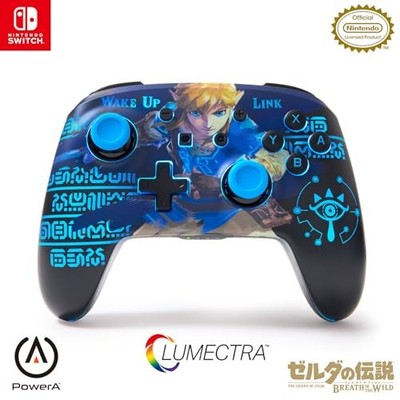 PowerA Lumectra Wireless Controller Switch Zelda Link s Awakening NSGP0363JP-01