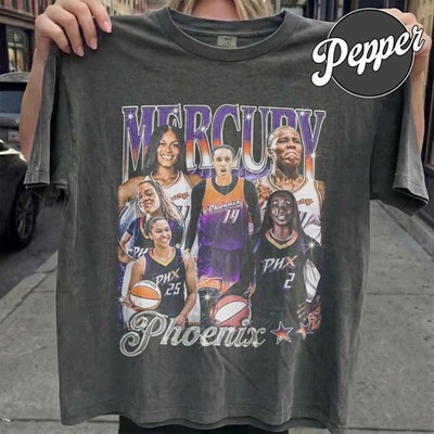 Phoenix Mercury Women Basketball Team Bootleg Rap Style Comfort Colors Shirt