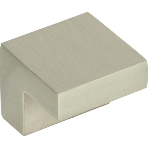 Atlas A865-BN Small Square Knob 5/8 Inch (c-c) - Brushed Nickel - Picture 1 of 2