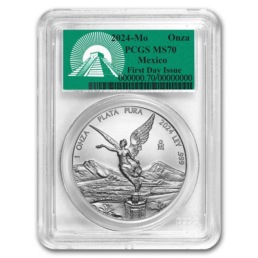 2024 Mexico 1 oz Silver Libertad MS-70 PCGS (FDI, Green Label) | eBay