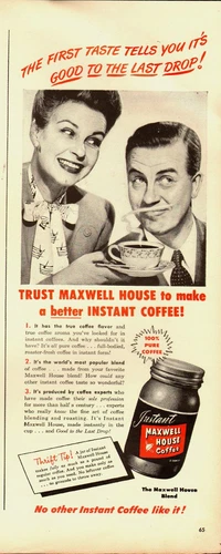 1947 Vintage ad for Maxwell House Coffee/Good To the Last Drop (051513) - Picture 1 of 1