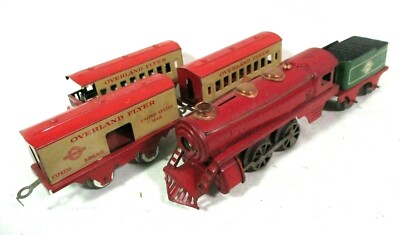 Hafner C7 Overland Flyer Set Locomotive 1190 Tender Passenger & Mail Cars B69-13