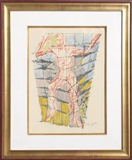 Jacques Villon, En Colore from Douze Contemporains, Lithograph with Pochoir on W