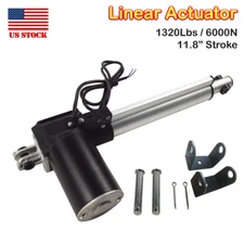 12V DC Linear Actuator Electric Motor 11.8" Stroke 1320Lbs(6000N) Replacement 