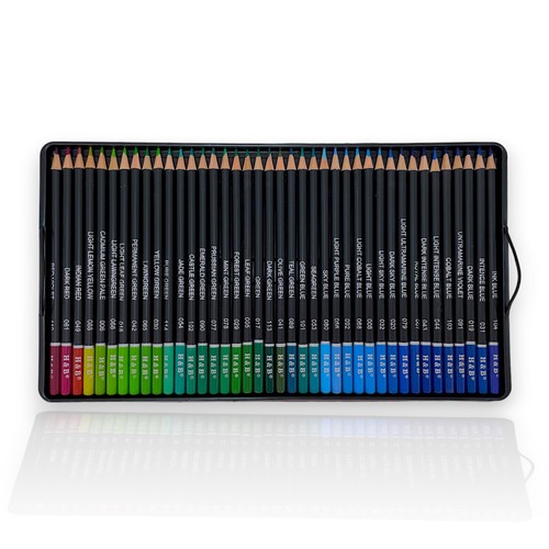 120 Buntstifte H&B colored pencils Zeichenset Künstlerbedarf Verschiedene Farben - Bild 5 von 6