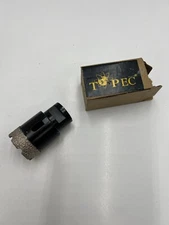 Topec Diamond Core Concrete Drilling Hole-Saw Drill Bit 1-3/8” Black