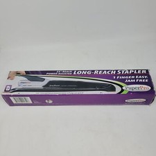 PaperPro Stapler 25" Long 12.5" Reach 25-Sht Capacity Ez 1 Finger Touch Black