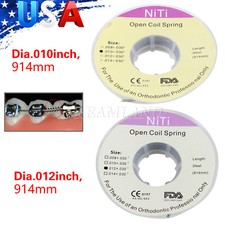 Dental Orthodontic Niti Open Coil Spring 3 Feet Dia.010/012 Inch 914 mm JC
