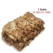 Camouflage Woodland Military Net Desert Leaves Camo Netting Hunting Tent Cover