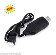 7.4V Lipo Li-Ion RC Battery USB Balance Charger 800mA and Cable - UK Seller