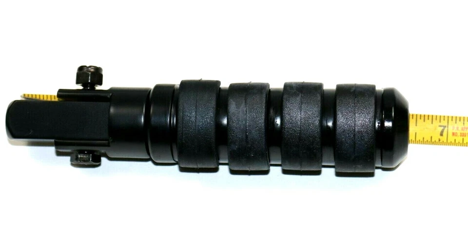 Juego de clavijas de pie Harley ISO Buffalo negras SportsterXL Softail Dyna lote de 2 Foto 3 de 4