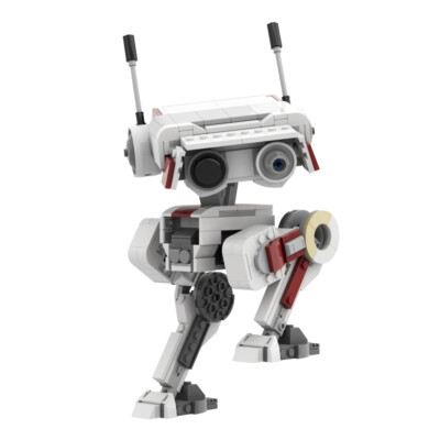 Custom MOC: C4923 Robot Toys Set 414 PartsCreative Play Kit for Kid