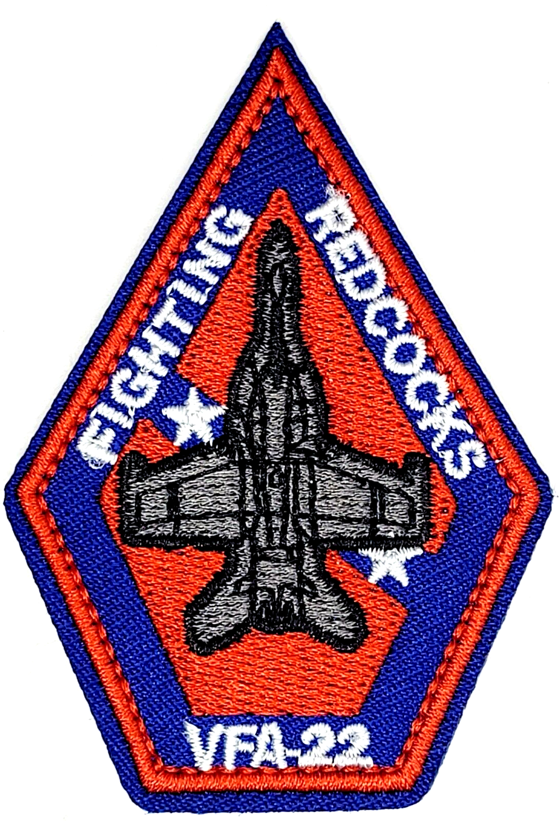 🔥 TOP GUN FLIGHT JACKET Patch FIGHTING REDCOCKS VFA-22 TACTICAL 2