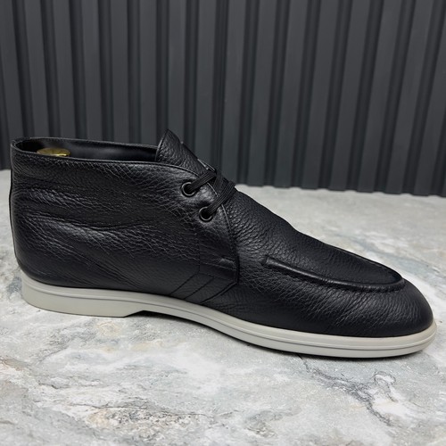 Prezzo consigliato $ 880 Louis Vuitton Estate High Derby pelle grana Loro Piana 8LV 9US 42EUR - Foto 9 di 13