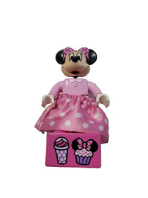 Lego Duplo 2015 Replacement Minnie Mouse Figure With Skirt From 10597 and 10844