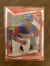 2022 Panini Elite Extra Edition Status Red /299 Juan Angel Javier #184