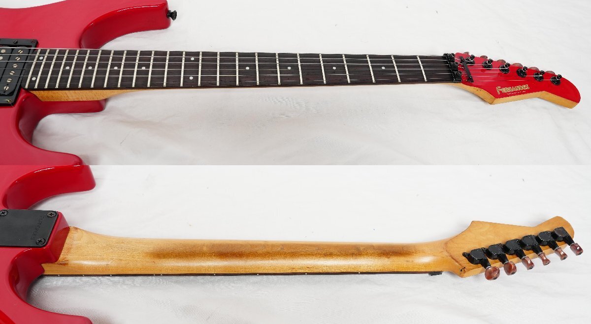 Electric Guitar Fernandes Revolver FR-55 80's Red HSH Alder Body