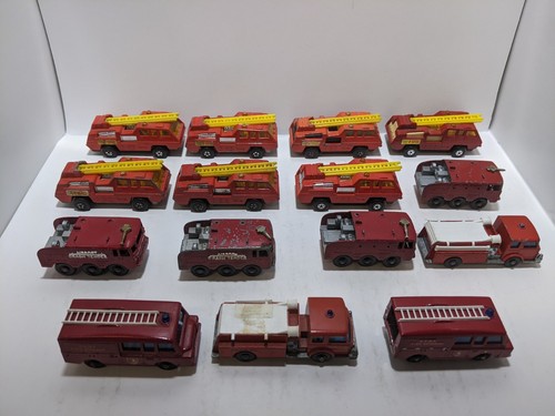 Vintage Matchbox No 29 Fire Pumper Rover Lesney England DENVER Toy Truck Foamite - Picture 2 of 24