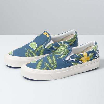 vans slip on aloha