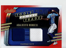 2021 Absolute Tools of the Trade Dual Swatches Red #TT2 AM Adalberto Mondesi /99