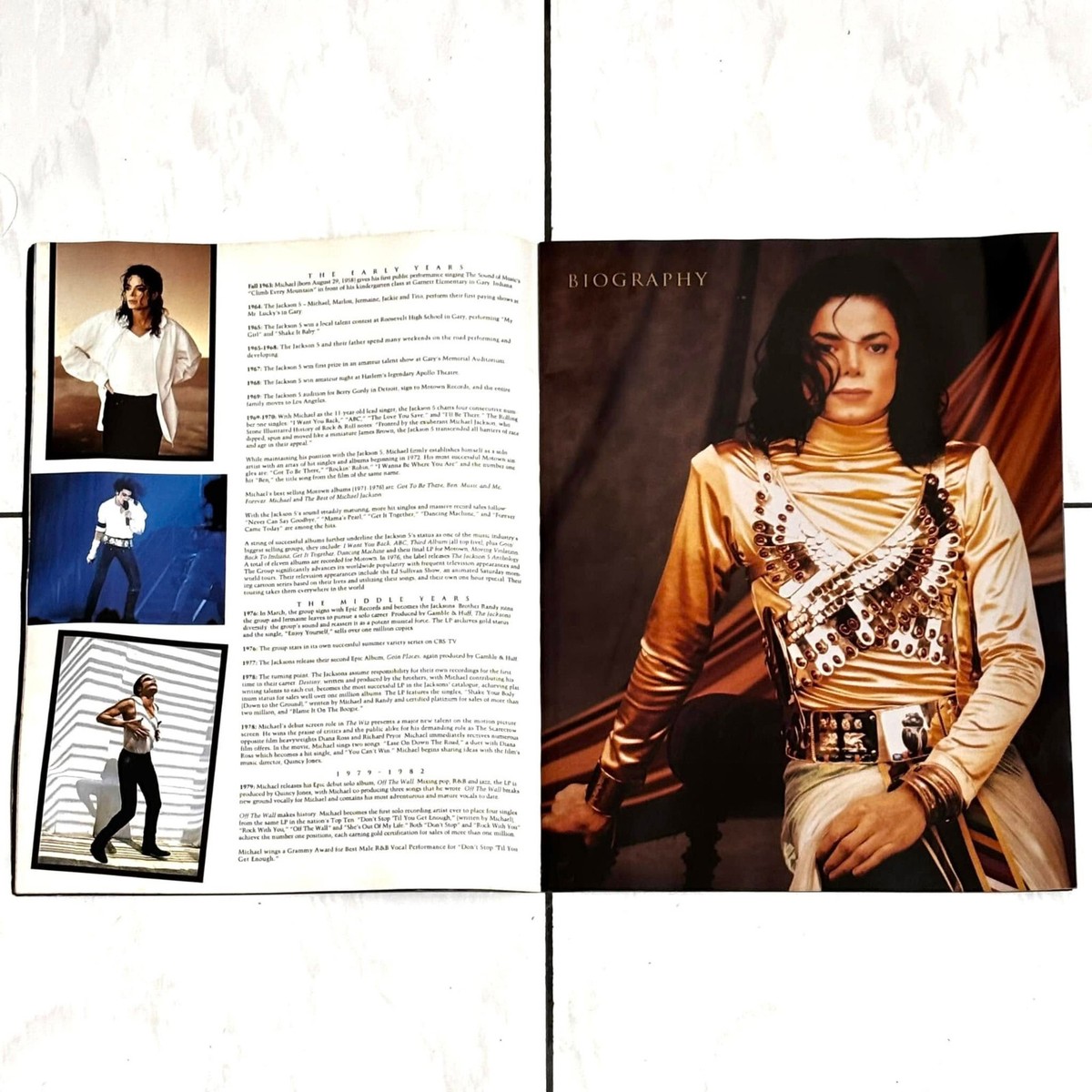 Michael Jackson 1992 Dangerous World Tour Singapore Edition