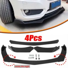 For 1 Series E82 E87 E88 Glossy Front Bumper Lip Spoiler Splitter Body Kit AK