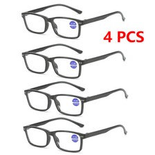Reading Glasses Lens 4 Pairs Classic Reader Unisex Men Women Style Hot