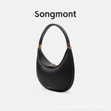 Songmont 2025 Medium Moon Curved Bag, Handbag, Crescent Shoulder Armpit Bag in M