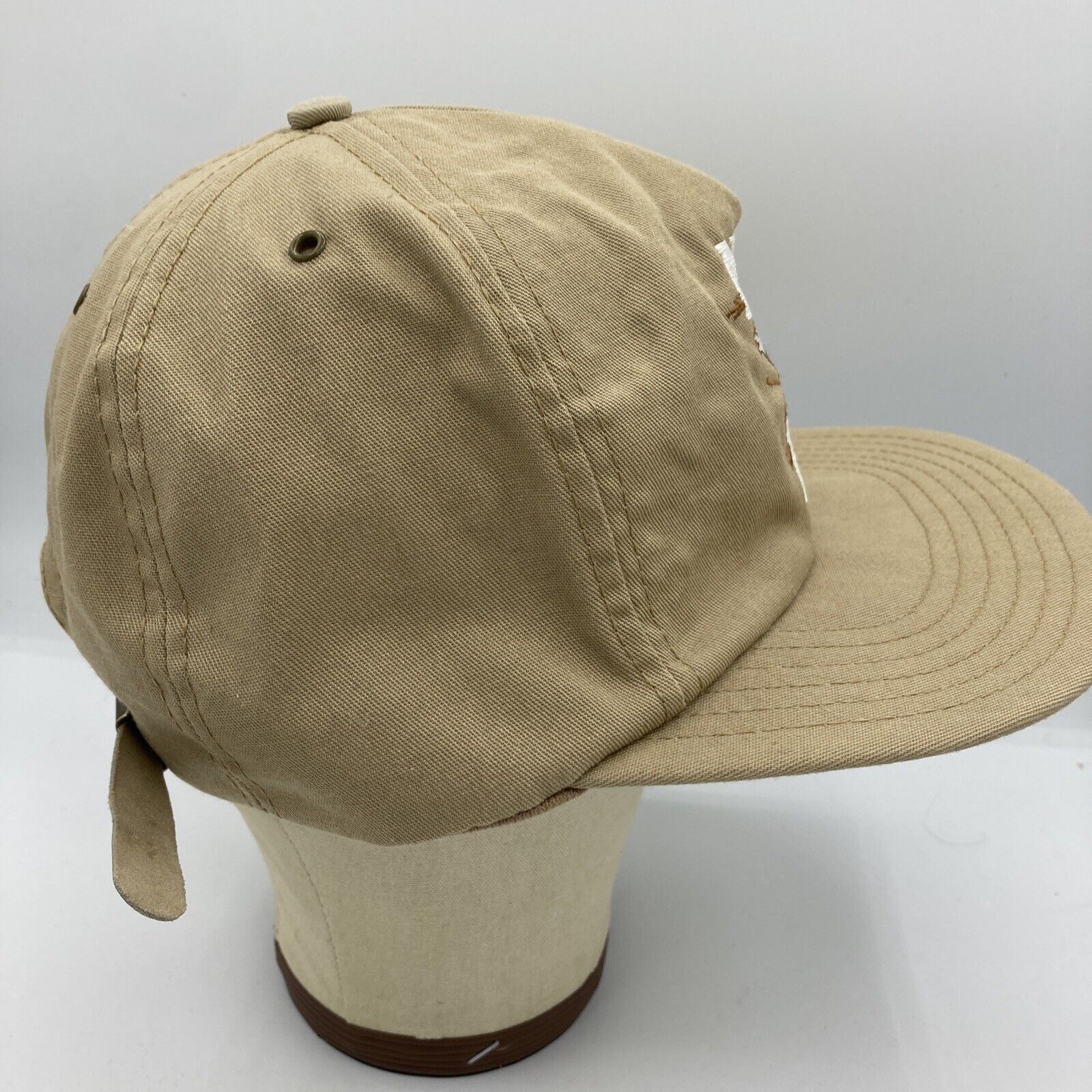 Vtg. NRA ILA Baseball Cap - Khaki Strapback Hat -… - image 6