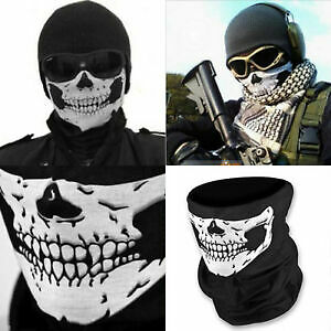 Scaldacollo Unisex Con Stampa Teschio - Morbido E Caldo, Ideale Per Moto, Sport E Inverno - Foto 3