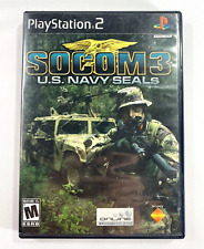 SOCOM 3: U.S. Navy Seals 2005 Sony PlayStation 2 Complete with Manual Tested