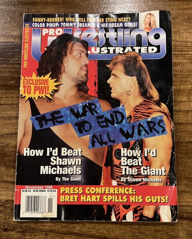 Pro Wrestling Illustrated November 1996 The Giant Shawn Michaels