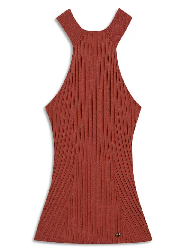 Ted Baker London Feoniix Knit Halter Rib Top ( S )