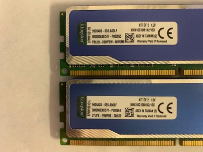 Aarvex Memory Ddr3 Dual Channel 8gb KINGSTON 16GB (2X8GB) DDR3