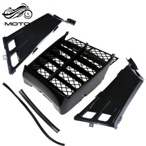 Yamaha Banshee Radiator Grill Cover - Carbon Fiber Look With 50th Bubble Gel Emblem