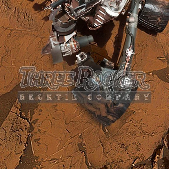 Corbata Mars Rover para hombre NASA Planet Neck Corbata espacial nueva Foto 2 de 3