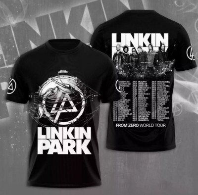Linkin Park 2025 Tour Date 3D T-Shirt Unisex All Size