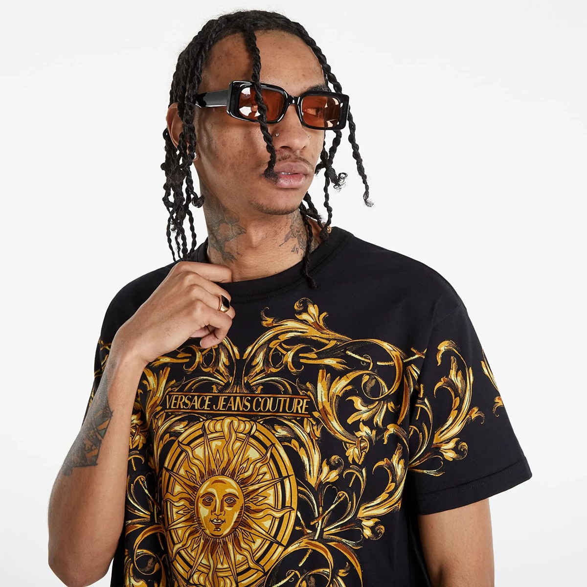 【Versace Jeans Couture】サンフラワーガーランド スウェット SchaferandweinerShops SX - lululemon sweatshirt with