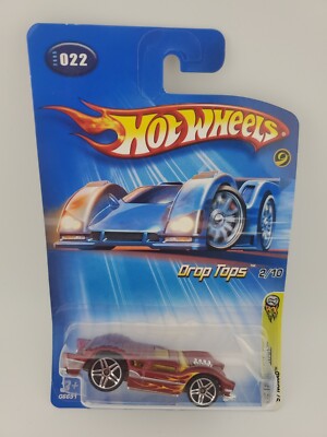 2005 Hot Wheels #22 First Editions 2/10 Drop Tops '57 NOMAD  Lime Card Variation